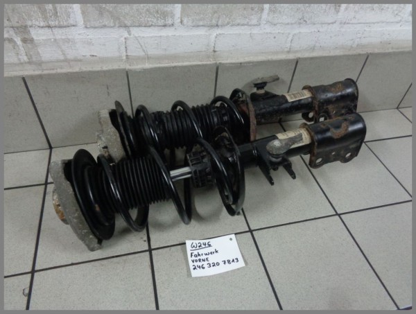 Mercedes Benz W246 B-Klasse Fahrwerk Vorne 2463207813 Federn Stoßdämpfer Original