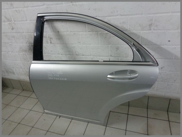 Mercedes Benz W221 S-Class door rear left 775 Silver 2217300305 short version