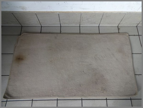Mercedes R129 trunk mat loading floor trunk floor 1296800242 beige original