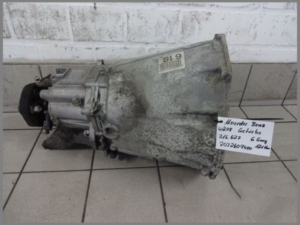 Mercedes Benz W208 W203 manual transmission 716627 121tkm 6 speed transmission 2032609400