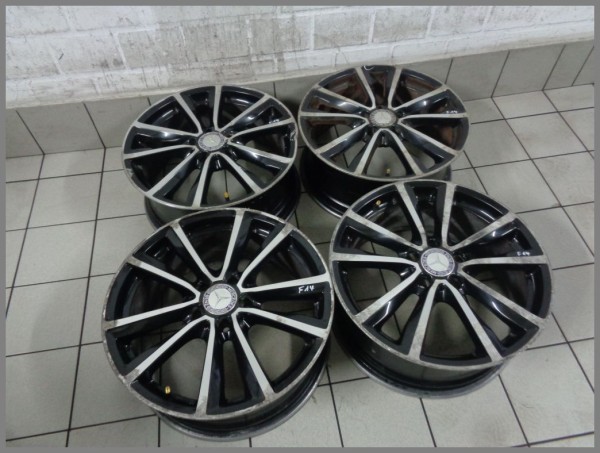 Mercedes W176 W246 alloy wheels 7.5 x 18 ET52 rims 2464010600 F14 original