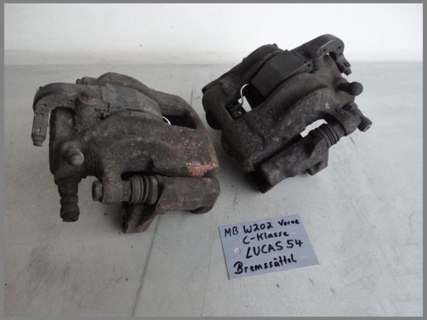 Mercedes Benz W202 C-Klasse Bremssättel Bremssattel LUCAS 54 VORNE