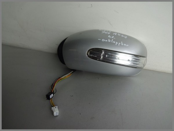 Mercedes Benz W203 outside mirror left 744 silver 2038106576 folding LED A402