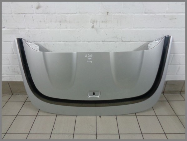 Mercedes Benz W208 CABRIO trunk lid convertible top 744 silver 2087500375 K17