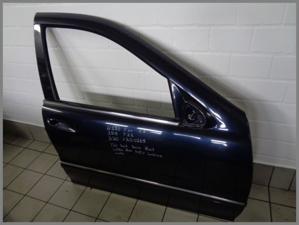 Mercedes Benz W220 door front RIGHT 359 tanzanite blue 2207200205 K100 original