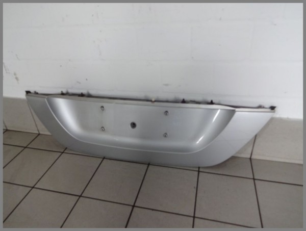 Mercedes Benz W209 tailgate panel tailgate trim 2097500081 License plate recess 744 silver