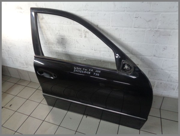 Mercedes W211 S211 Tür Vorne Rechts 185 Melanitschwarz 2117201405 Original