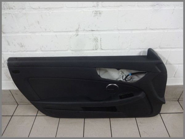 Mercedes R172 door panel LEFT paneling leather 1727204563 9H14 black