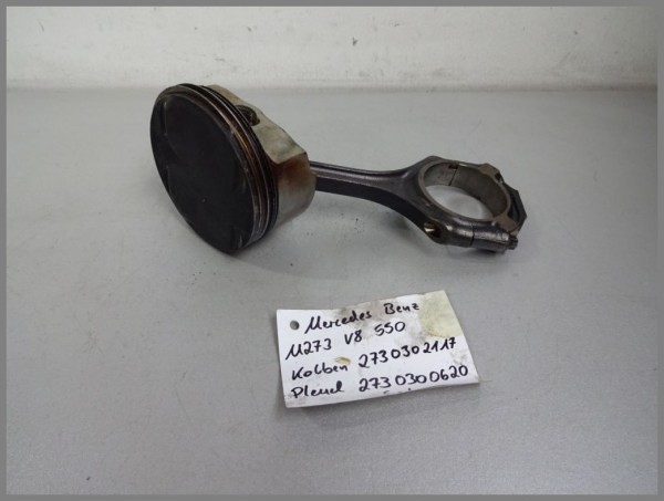 ORGINAL Mercedes Benz MB W216 W221 CL500 V8 piston + connecting rod 2730302117 OM273