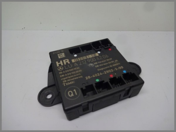 Mercedes Benz W212 E-Class door control unit rear RIGHT 2129004206