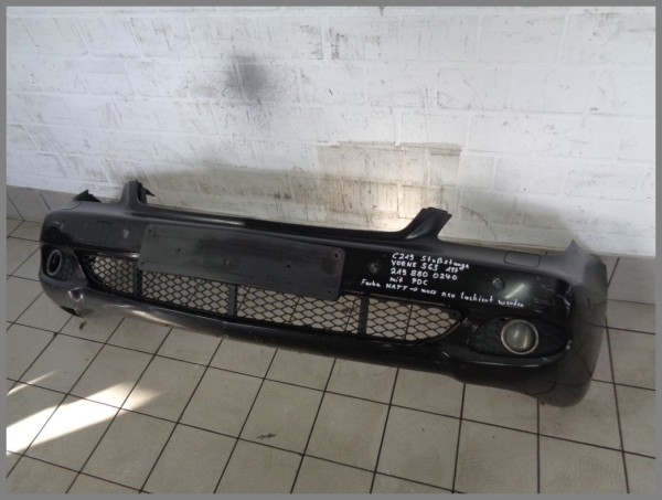 Mercedes W219 CLS Stoßstange Vorne 197 Schwarz 2198800240 Original BJ.08 S63