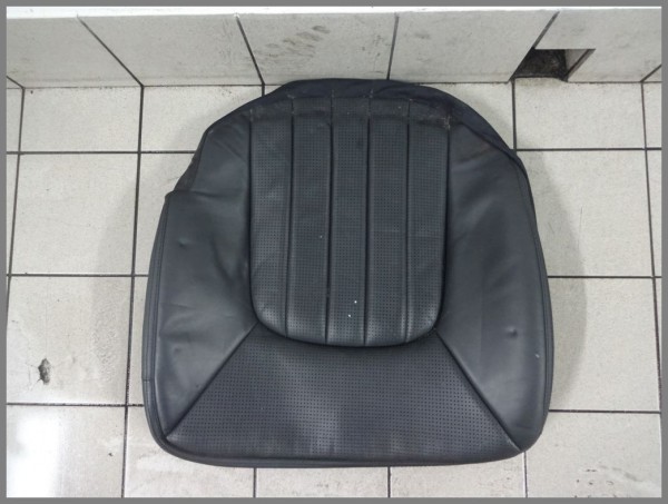 Mercedes W215 55 AMG Sitzbezug Bezug Sitz hinten links 2159203746 Leder Schwarz