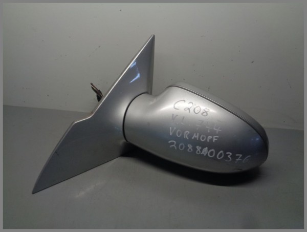 Mercedes W208 Außenspiegel Aussenspiegel LINKS 744 Silber 2088100376 Original