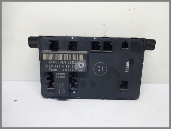 Mercedes Benz w203 door control unit right 2038205485 TEMIC Original