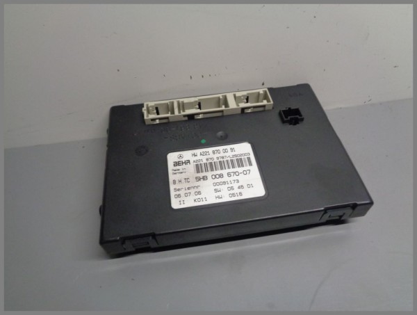 Mercedes W221 S65 W216 CL65 AMG heat control unit inside 2218700091 Behr Original