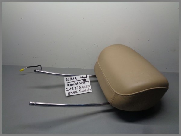 Mercedes C219 CLS Kopfstütze Vorne 2199701550 8K62 Buckskin Original