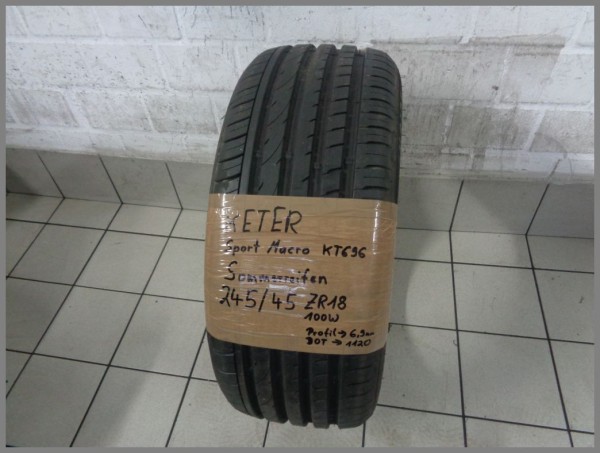 1x Keter 245 45 ZR18 100W Sport Macro KT696 DOT1120 6,9mm Sommerreifen