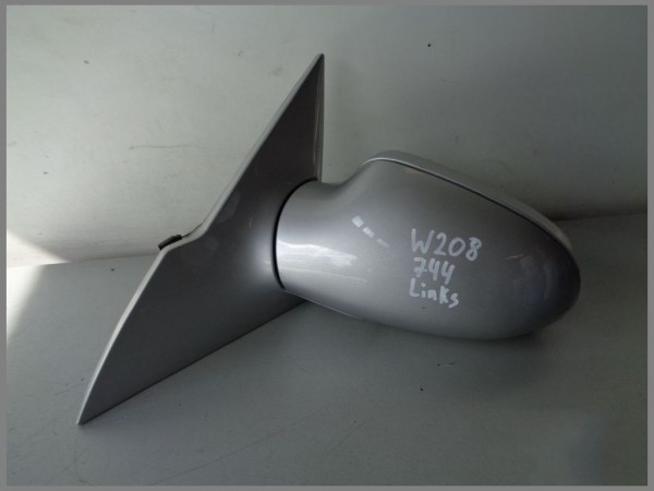 Mercedes Benz W208 Outside Mirror LEFT 744 Silver 2088100176