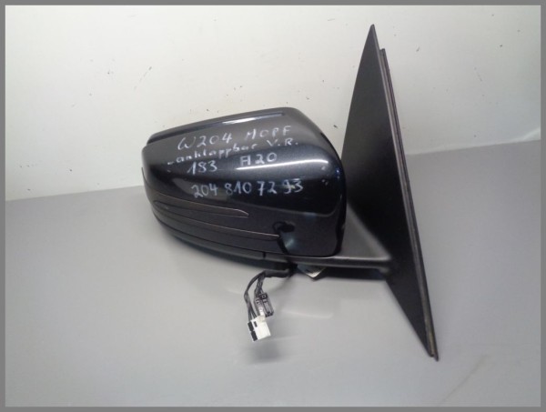 Mercedes W204 outside mirror right 183 magnetite black 2048107293 electric folding