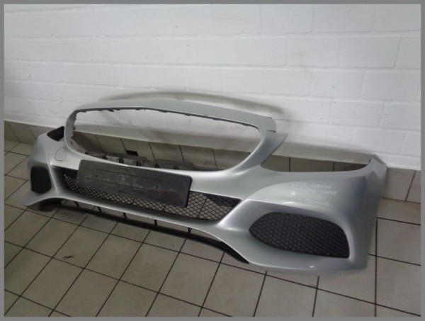 Mercedes W205 S205 Front Bumper 775 Iridium Silver 2058800140 S79 Genuine
