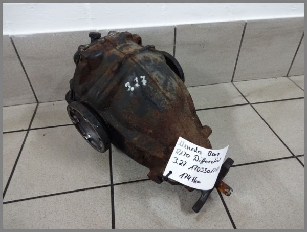 Mercedes Benz R170 230K Differential 174tkm Hinterachsgetriebe 3,27 1703501214