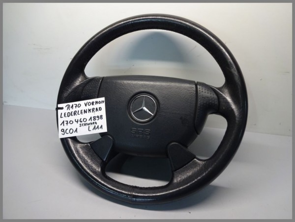 Mercedes Benz W208 R170 Airbaglenkrad Lederlenkrad Schwarz 9C01 1704601898 L111
