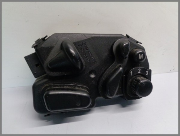 Mercedes Benz W203 seat adjustment switch left 2038207410 Memory Original RHD