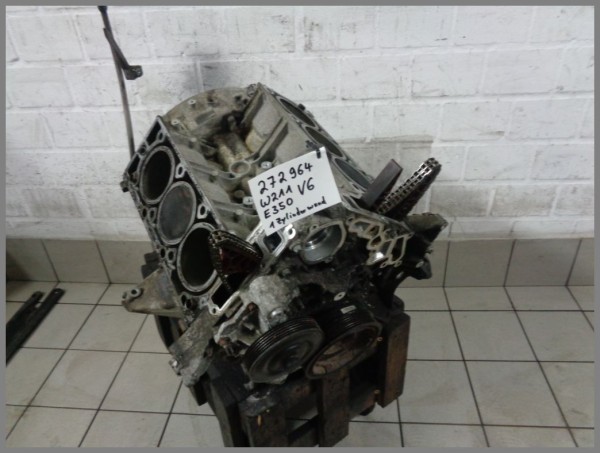 Mercedes W211 R230 R171 V6 350 Engine Block 272964 178km M272 Short Block