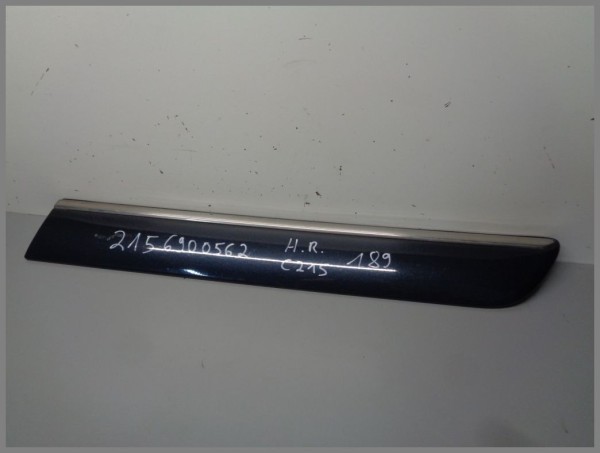Mercedes Benz MB C215 CL-Class Trim Rear LEFT 189 Emerald Black 2156900562