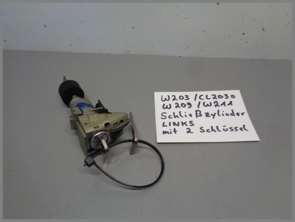 Mercedes Benz MB W203 lock cylinder LEFT driver door 2037602377