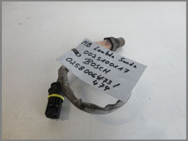 Mercedes Benz Lambda Sensor Probe Exhaust 0025100117 div. Models W203 W211