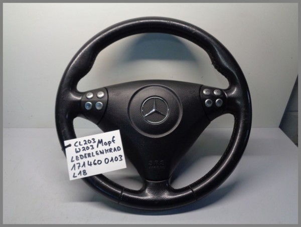 Mercedes Benz W203 R171 airbag steering wheel leather 1714600103 L18