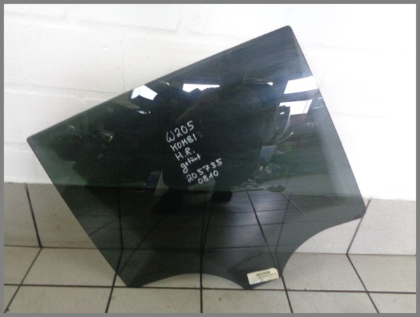 Mercedes W205 Kombi Scheibe Hinten Rechts 2057350810 Schwarz Original