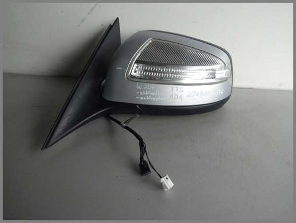 Mercedes Benz W204 Außenspiegel Links 775 Iridiumsilber 2048100376 anklappbar