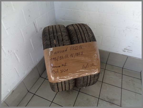 2x Farroad 195 55 R16 87H FRD16 DOT3721 5,8mm Summertires
