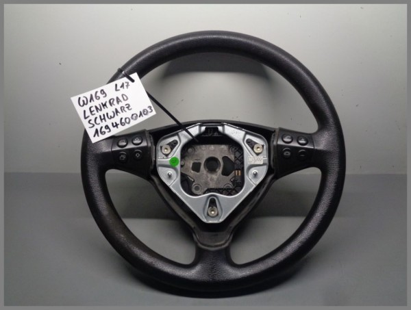 Mercedes W169 Black Airbag Steering Wheel 1694600103 Multifunction Handlebar L17