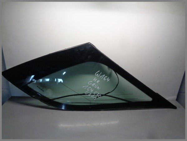 Mercedes W164 Dreiecksscheibe Scheibe Hinten Rechts C-Säule 1646700211 Grün Orig