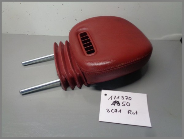 Mercedes R171 SLK Airscarf Headrest Left Right 1719701950 Genuine Red 3C91