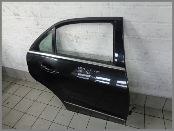 Mercedes W212 Limousine Tür Hinten Rechts 197 Schwarz 2127300105 T61 Original
