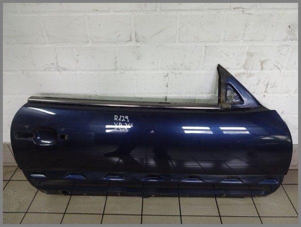 Mercedes R129 door right 366 azurite blue 1297201605 1297200209 original K209