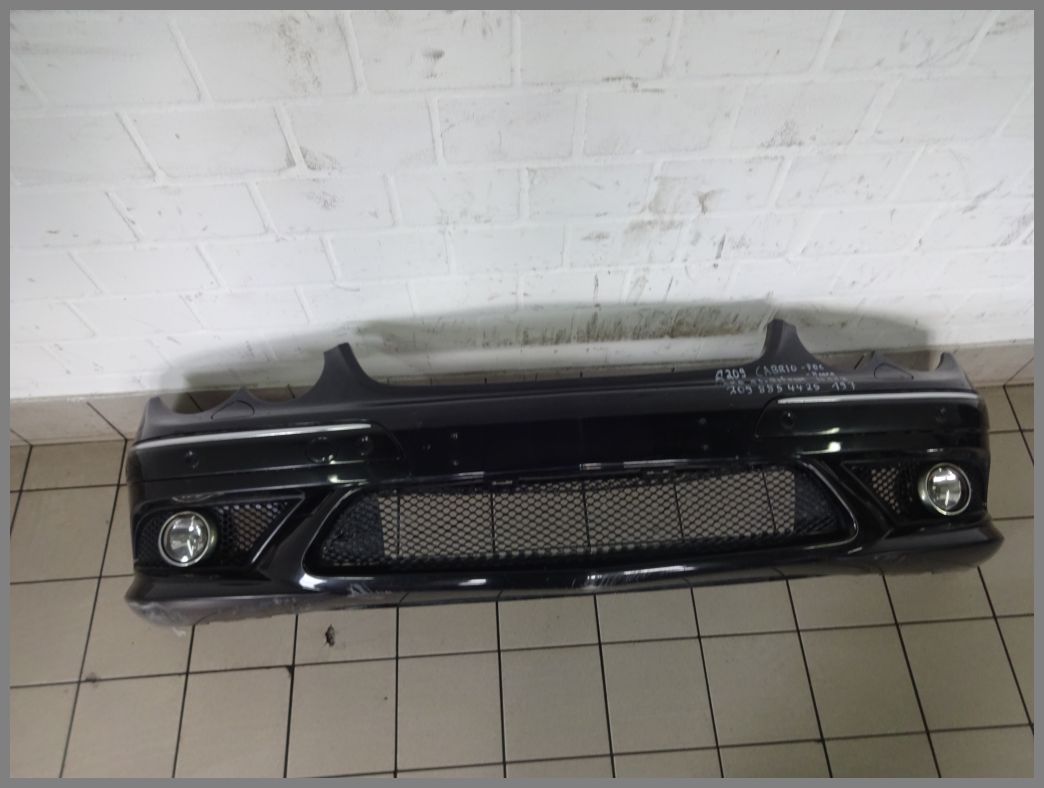 Mercedes Benz W209 Clk Amg Front Bumper 197 Black 2098854425 Original K112 C209 Clk Class Mercedes Spare Parts Benzshop De