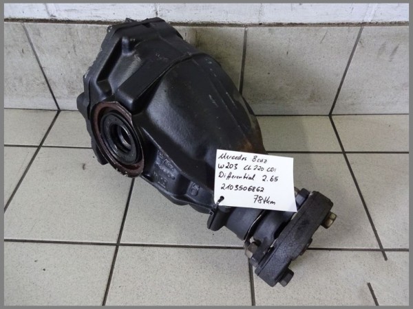 Mercedes W203 W210 200 CDI Differential 78tkm 2.65 Hinterachsgetriebe 2103506862