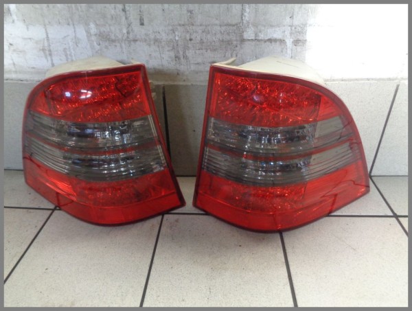 Mercedes W163 LED Taillight Taillights Left Right SET Red - Smoke