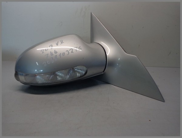 Mercedes Benz W208 CLK Outside Mirror RIGHT 744 Silver 2088103276 original