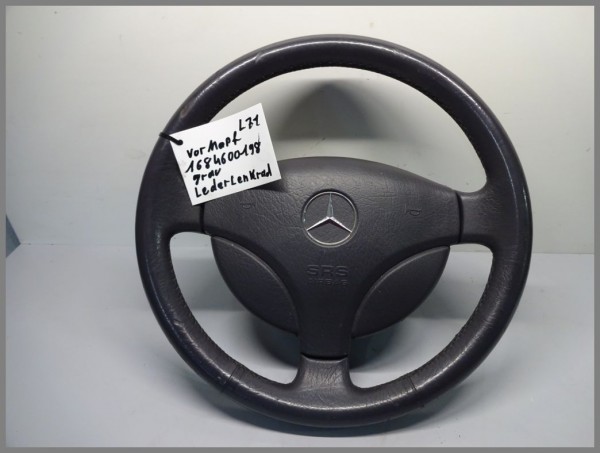 Mercedes Benz MB W168 A-Class leather steering wheel MOPF GRAY 1684600198 L71