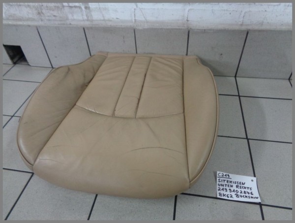 Mercedes C219 Sitzbezug Sitzkissen Rechts U. 2199102846 8K62 Buckskin Original