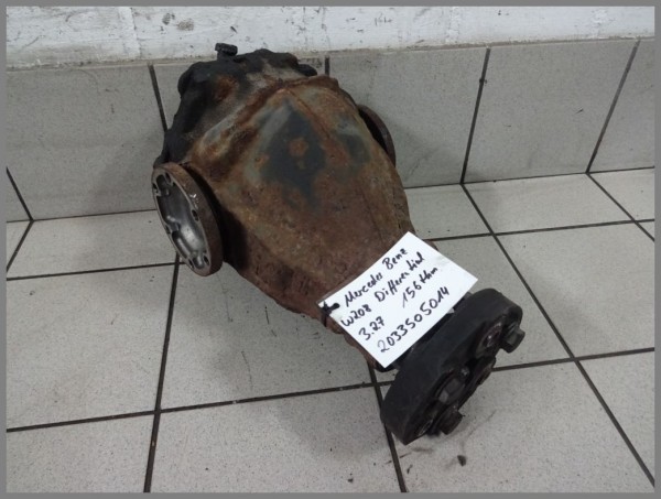 Mercedes Benz W208 Differential 156tkm 3.27 rear axle 1703501214