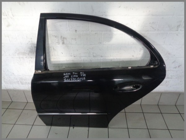 Mercedes Benz W211 Limousine Tür Hinten Links 197 Schwarz 2117300105 Original
