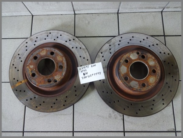 Mercedes Benz W220 W215 Brake Discs Front Brake Discs 2204211112 SET