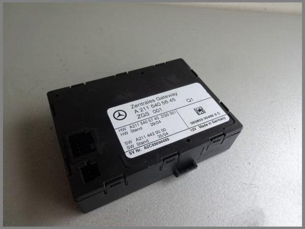 Mercedes W211 W219 ZGW Central Gateway 2115405645 ZGS 2115405745 Control unit